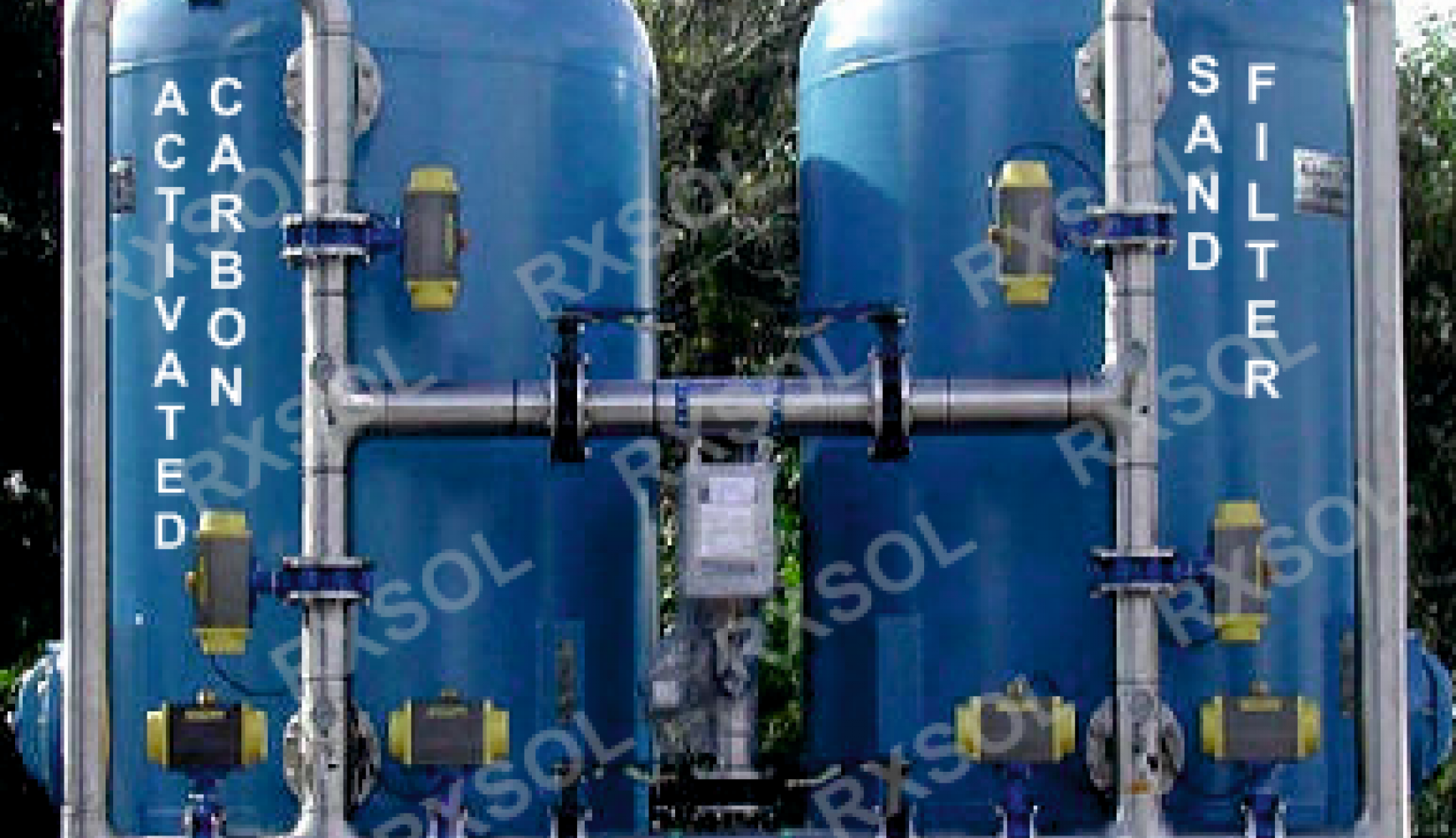 Dubichems activated carbon & sand filter